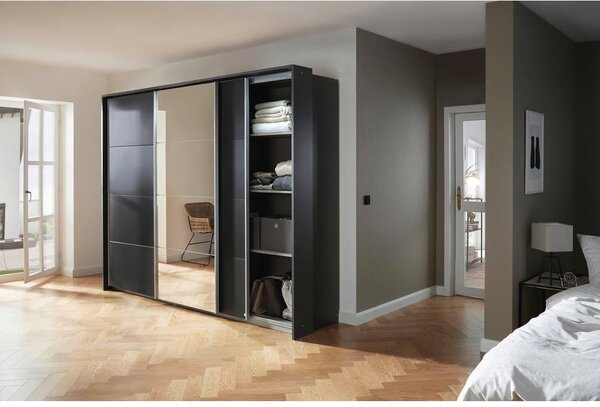 Modern Living Omara Z Drsnimi Vrati Miami, Temno Siva