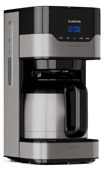Klarstein Arabica 800W, kavni aparat, EasyTouch Control, srebrno/črna