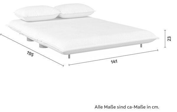 Bessagi Home Dvosed Z Ležiščem Bella, Bela