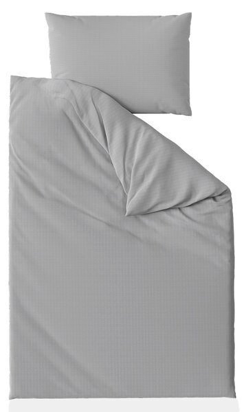 Bombažna posteljnina s krep obdelavo LUXERA svetlo siva hotelski žepek II.kakovost Dimenzije posteljnine: 70 x 90 cm | 140 x 200 cm