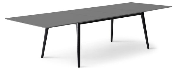 Črna/antracitno siva raztegljiva jedilna miza 100x210 cm Meza – Hammel Furniture