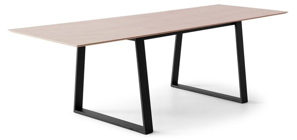 Raztegljiva jedilna miza z mizno ploščo v hrastovem dekorju v naravni barvi 100x210 cm Meza – Hammel Furniture