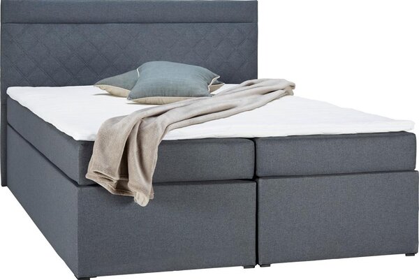 Bessagi Home Postelja Boxspring Rosa, Antracit, 140x200