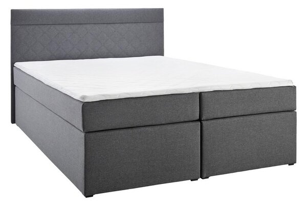 Bessagi Home Postelja Boxspring Rosa, Antracit, 140x200