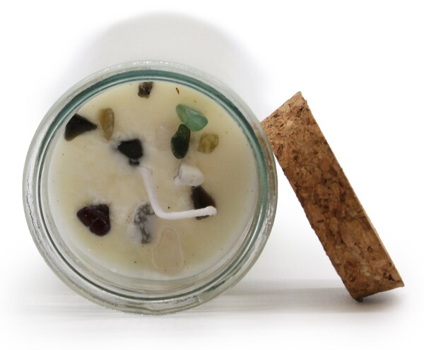 Energijska sveča – ZAPELJEVANJE - Glass, Soywax - Rojstni dan - Valentinovo