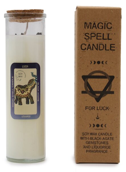 Energijska sveča – SREČA - Glass, Soywax - Home warming - Birma