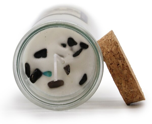 Energijska sveča – SREČA - Glass, Soywax - Home warming - Birma