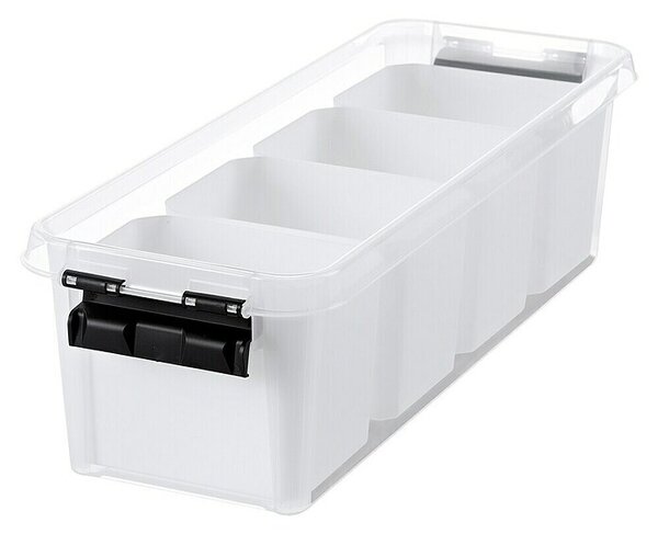 SmartStore Zaboj za shranjevanje ClipBox (Do x Š x V: 38 x 14 x 11 cm, Plastika, Prozorna)