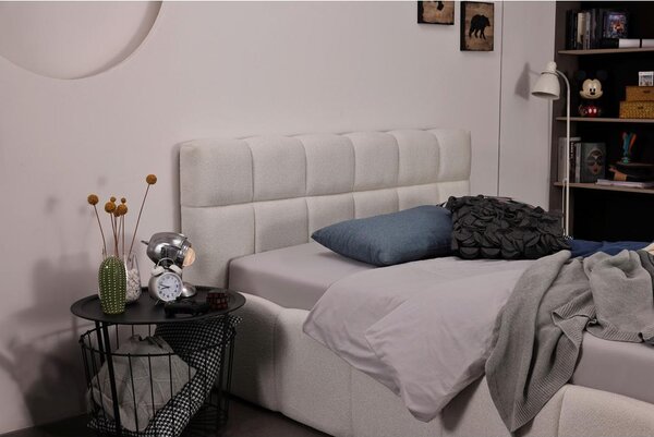Modern Living Oblazinjena Postelja Ascona, Krem, 140x200