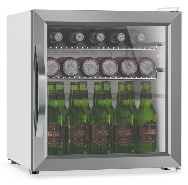 Klarstein Beersafe hladilnik za pijačo s steklenimi vrati | 44 x 48 cm | Notranja LED osvetlitev