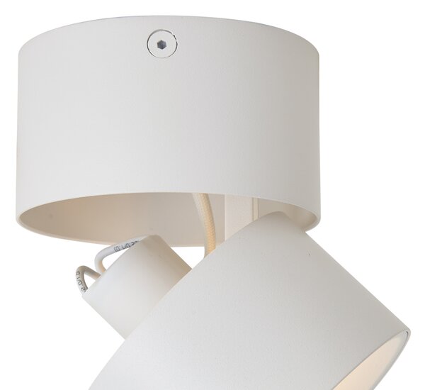 Sodoben nadgradni reflektor bel GU10 50 mm nagiben - Echo