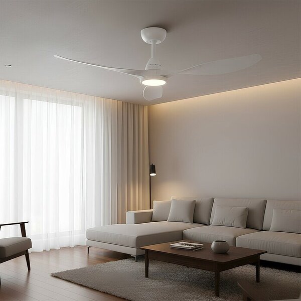 Green Tech Stropni ventilator (Barva: Bela, Ø x V: 132 x 33 cm, 3 lopatice) productname.garantie.plussign BAUHAUS garancija 5 let za naprave na elektr