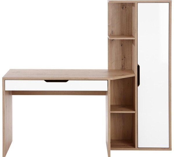 Modern Living Pisalna Miza Laurent, Barva Hrasta, Bela
