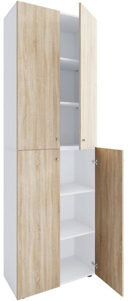 ARHIVSKA OMARA bela, hrast sonoma