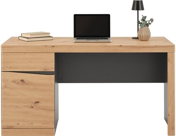 Modern Living Pisalna Miza Turino, Barva Hrasta, Antracit