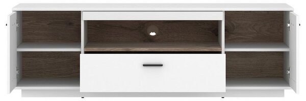 Modern Living Tv-element Cotia New, Bela, Barva Hrasta