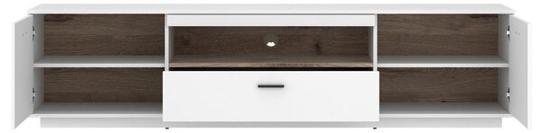 Modern Living Tv-element Cotia New, Bela, Barva Hrasta