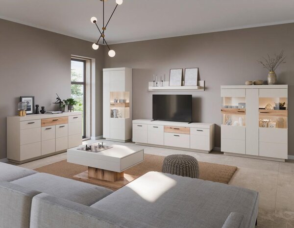 Modern Living Klubska Miza Lightning, Kašmir, Barva Hrasta