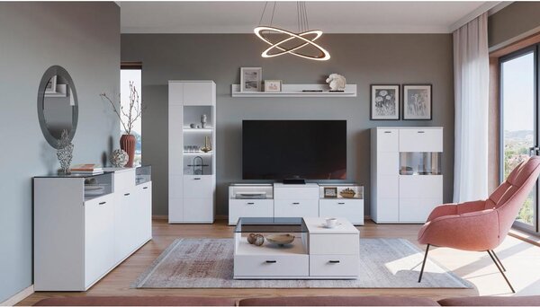 Modern Living Tv-element Rion, Bela, Osvetlitev