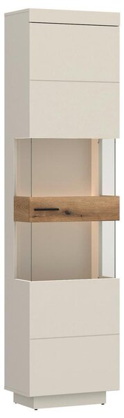 Modern Living Vitrina Lightning, Barva Hrasta, Kašmir, Osvetlitev