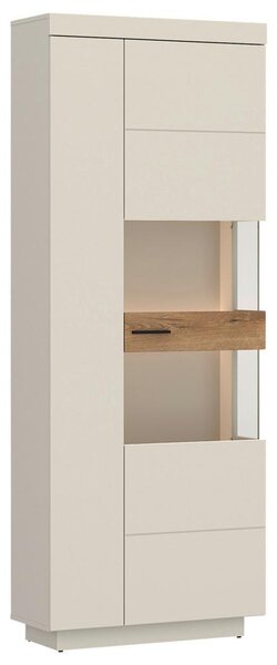 Modern Living Vitrina Lightning, Barva Hrasta, Kašmir, Osvetlitev