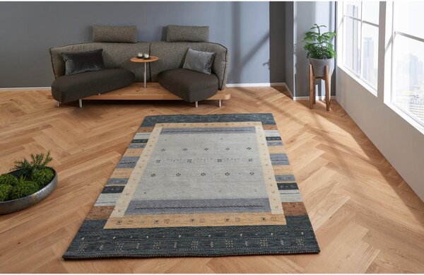 ORIENTALSKA PREPROGA Baba Jan 200/300 cm tkano srebrne barve
