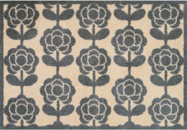 PREDPRAŽNIK Pop Flowers Neutral 60/85 cm potiskano bež