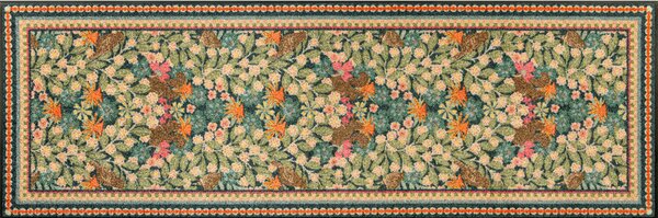 TEKAČ Garden Luxe Blue 60/180 cm potiskano večbarvno