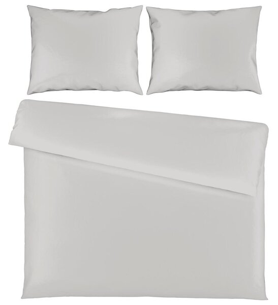 POSTELJNINA SENA 200/200 cm saten siva