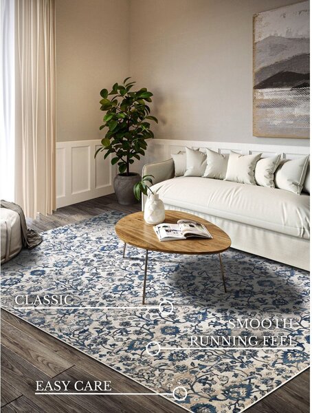 Modra/kremno bela preproga 120x170 cm Ernest – Villeroy&Boch