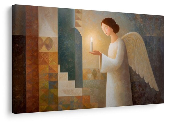 Božična slika varuh angel