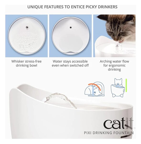 Pitnik za mačke ø 22 cm Catit Pixi – Plaček Pet Products
