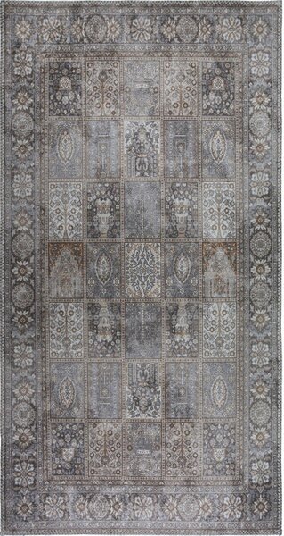 Siva pralna preproga 80x150 cm Vintage Orient – Vitaus