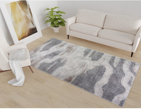 Siva pralna preproga 80x150 cm City Clouds – Vitaus