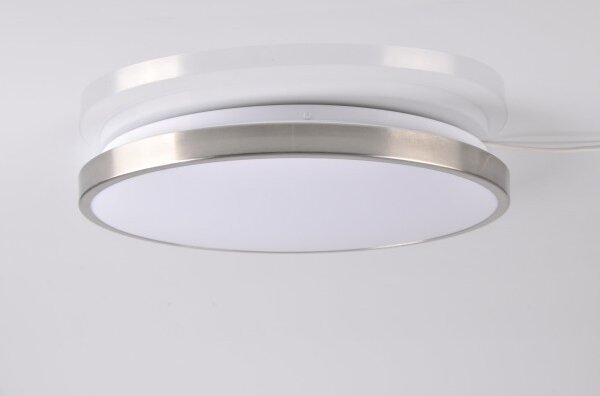 LED Stropna svetilka KERN LED/24W/230V nikelj