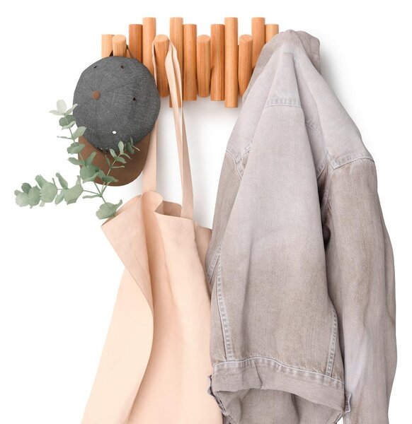 Mömax Stenski Obešalnik Holly, Bor, Masivno