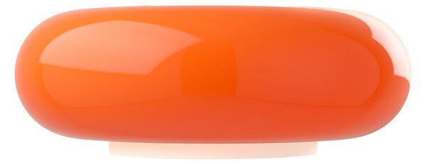EGLO LED namizna svetilka Basile, oranžna, steklo, 2.700 K, zatemnjen, Oranžna, Dnevna soba / jedilnica, Steklo, Sodobni