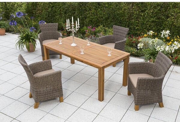 Gardenson Set Vrtnih Stolov Toskana, 2 Kos, Masivno