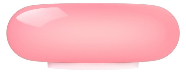 EGLO LED namizna svetilka Basile, vijolična, steklo, 2.700 K, zatemnjen, Roza / rosé, Dnevna soba / jedilnica, Steklo, Sodobni