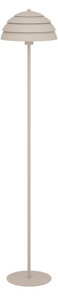 EGLO Stojna svetilka Vittorito, peščeno bež, kovina, višina 145 cm, E27, Bež, Dnevna soba / jedilnica, Kovina