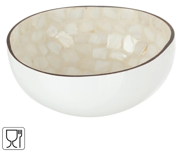 Plastična skleda KOKO 13 cm, bela