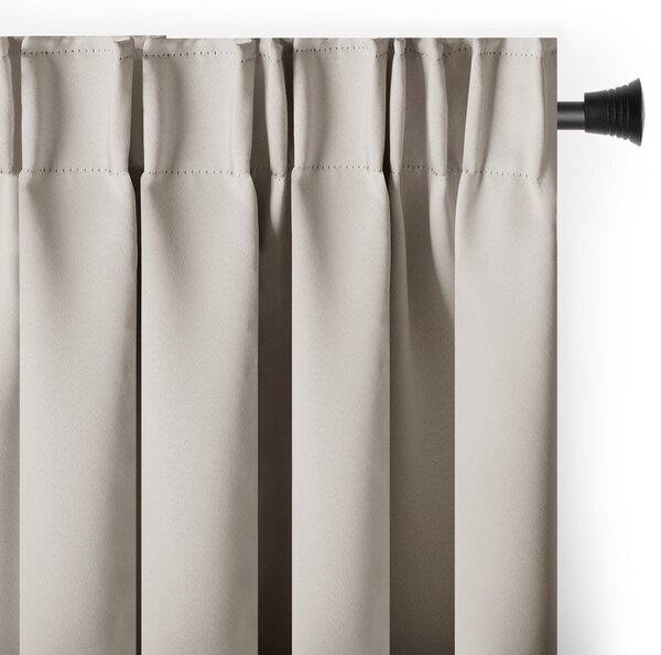 Bež zavesa za delno zatemnitev 140x245 cm Kierra – Restilo