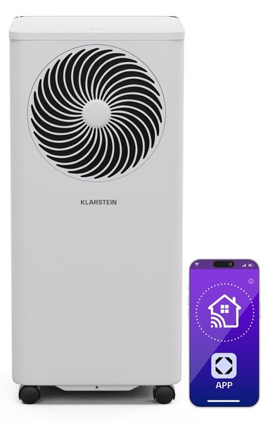 Klarstein Aero Ring 9K, klimatska naprava, 9 000 BTU, mobilna in inteligentna, za maks. 31 m² z glasovnim upravljanjem