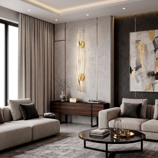 STENSKA LED SVETILKA APP1952-W 100cm GOLD