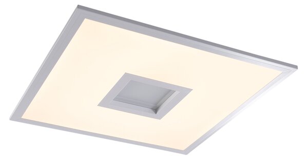 Sodobna LED plošča bela 44,5x44,5 cm, vključno z LED zatemnilnikom do tople RGB - Aike