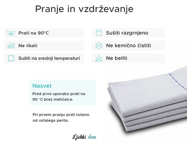 Medicinska brisača MEDI 50 x 100 cm, 100% bombaž