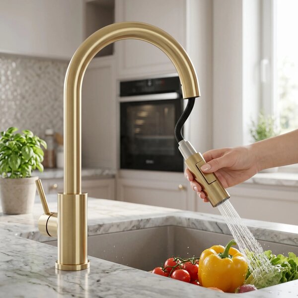 Kuhinjski mešalnik Rea Fresh Touch Brush Gold