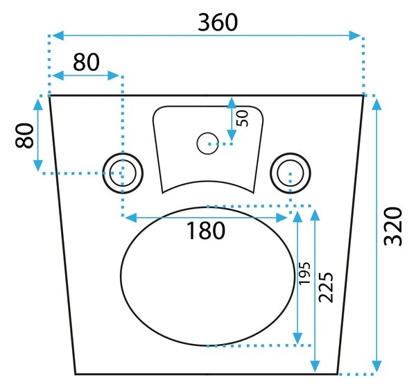 CARLO MINI Tornado brez oboda Slim N+ Bidet CARLO MINI WC komplet