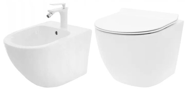 CARLO MINI Tornado brez oboda Slim N+ Bidet CARLO MINI WC komplet