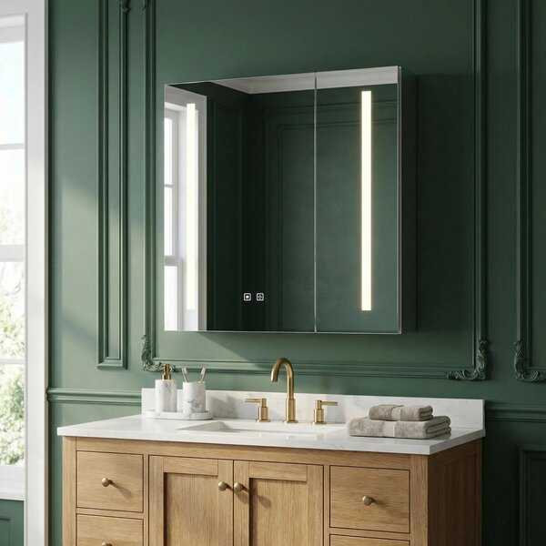 Omara z ogledalom in LED osvetlitvijo M1015-60 60x65